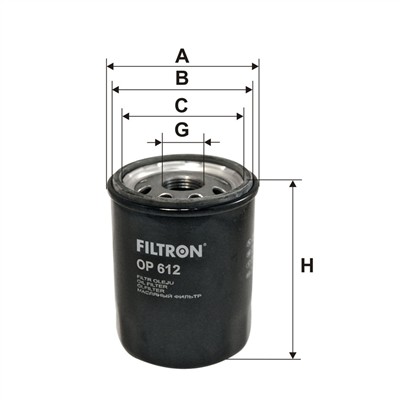 FILTRON OP 612 EAN: 5904608006127.