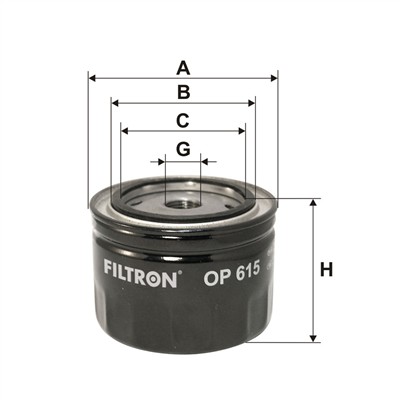FILTRON OP 615 EAN: 5904608006158.