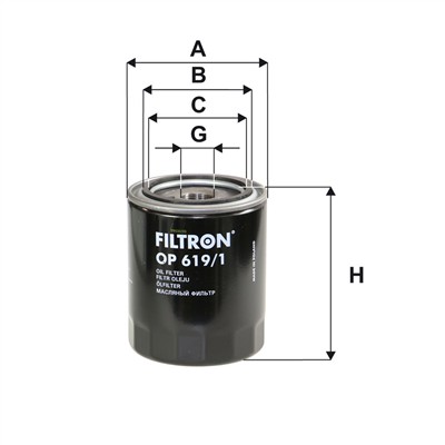 FILTRON OP 619/1 EAN: 5904608016195.