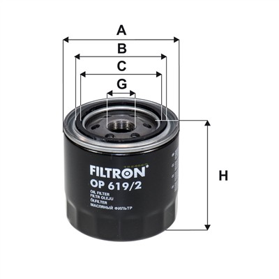 FILTRON OP 619/2 EAN: 5904608026194.