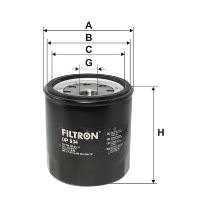 FILTRON OP 634 EAN: 5904608006349.
