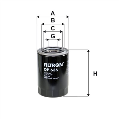 FILTRON OP 636 EAN: 5904608006363.