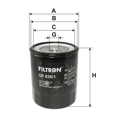 FILTRON OP 636/1 EAN: 5904608016362.