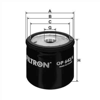 FILTRON OP 643/4 EAN: 5904608056436.