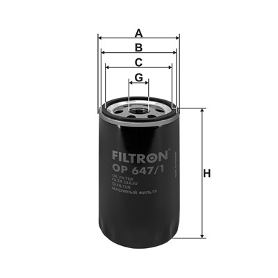FILTRON OP 647/1 EAN: 5904608016478.