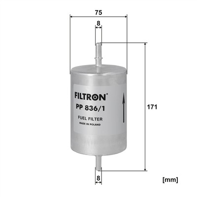 FILTRON PP 836/1 EAN: 5904608018366.