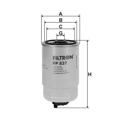FILTRON PP 837 EAN: 5904608008374.