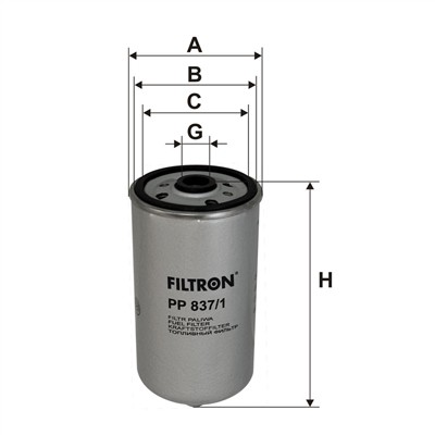 FILTRON PP 837/1 EAN: 5904608018373.