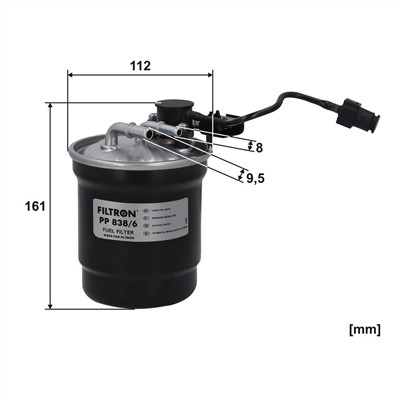 FILTRON PP 838/6 EAN: 5904608078384.