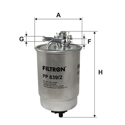 FILTRON PP 839/2 EAN: 5904608028396.