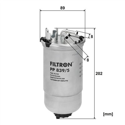FILTRON PP 839/5 EAN: 5904608058393.