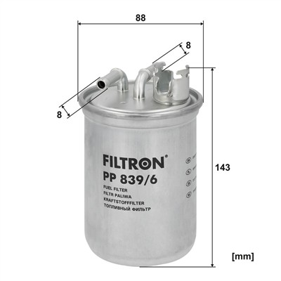 FILTRON PP 839/6 EAN: 5904608088390.