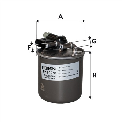 FILTRON PP 840/3 EAN: 5904608048400.