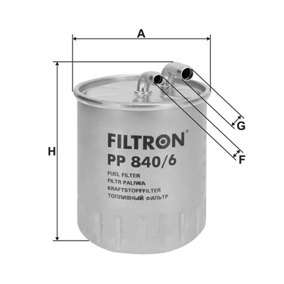 FILTRON PP 840/6 EAN: 5904608078407.
