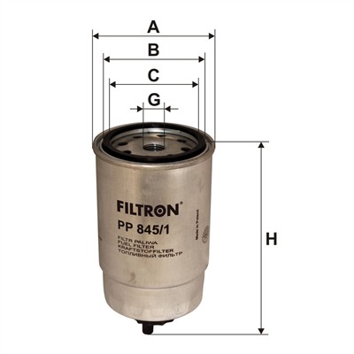 FILTRON PP 845/1 EAN: 5904608018458.