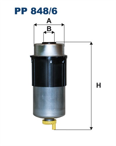 FILTRON PP 848/6 EAN: 5904608078483.