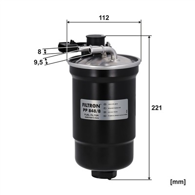 FILTRON PP 848/8 EAN: 5904608098481.