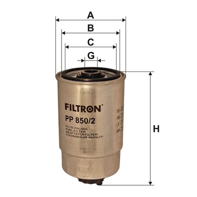FILTRON PP 850/2 EAN: 5904608028501.