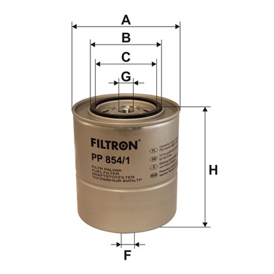FILTRON PP 854/1 EAN: 5904608018540.