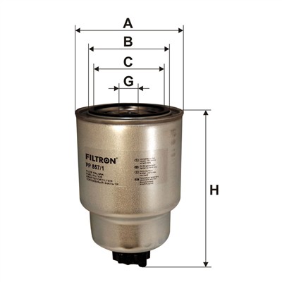 FILTRON PP 857/1 EAN: 5904608028570.