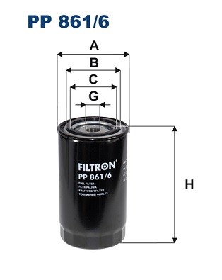 FILTRON PP 861/6 EAN: 5904608078612.