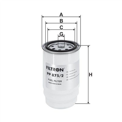 FILTRON PP 875/2 EAN: 5904608038753.