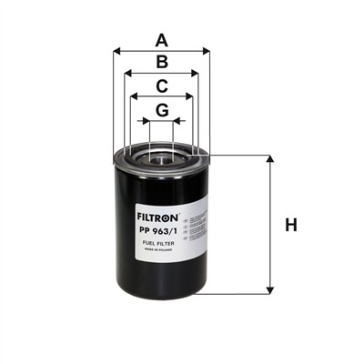 FILTRON PP 963/1 EAN: 5904608029638.