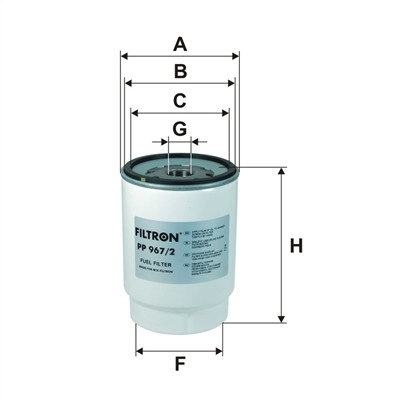 FILTRON PP 967/2 EAN: 5904608039675.