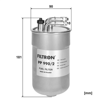 FILTRON PP 990/2 EAN: 5904608039903.
