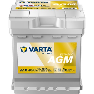 VARTA 540901042K262 Číslo výrobce: 540901042. EAN: 4016987168752.