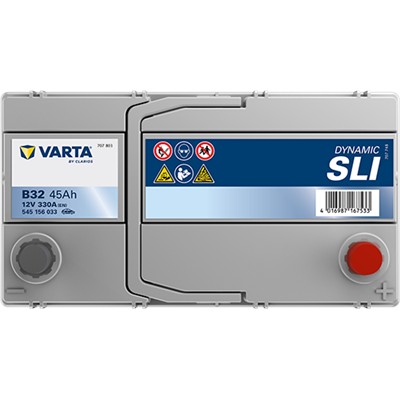 VARTA 545156033K262 Číslo výrobce: 545156033. EAN: 4016987167533.