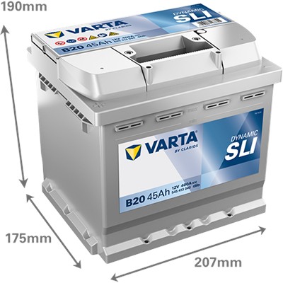 VARTA 545413040K262 Číslo výrobce: 545413040. EAN: 4016987167755.