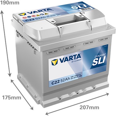 VARTA 552400047K262 Číslo výrobce: 552400047. EAN: 4016987167564.