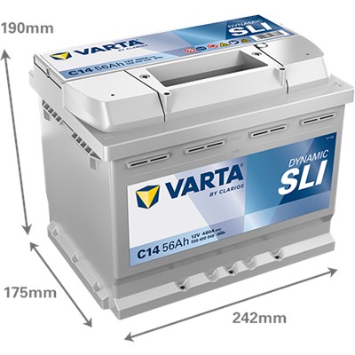 VARTA 556400048K262 Číslo výrobce: 556400048. EAN: 4016987167762.