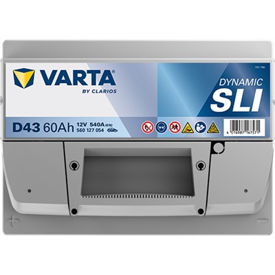 VARTA 560127054K262 Číslo výrobce: 560127054. EAN: 4016987167571.