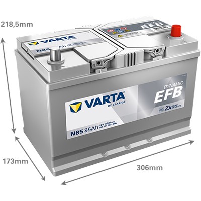 VARTA 585501080K262 Číslo výrobce: 585501080. EAN: 4016987167298.