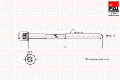FAI AutoParts B701 EAN: 5027049019270.