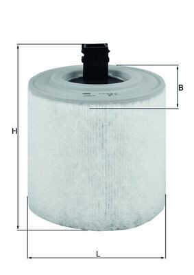MAHLE ORIGINAL LX 3015/16 Číslo výrobce: 72407801. EAN: 4009026958223.