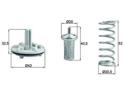 MAHLE ORIGINAL TX 183 80D Číslo výrobce: 72405940. EAN: 4009026957783.