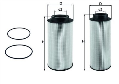 MAHLE ORIGINAL KX 439KIT Číslo výrobce: 72399910. EAN: 4009026956588.