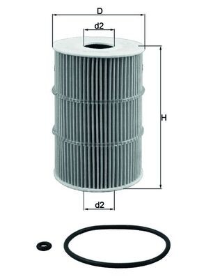 MAHLE ORIGINAL OX 378D Číslo výrobce: 72419028. EAN: 4009026963616.