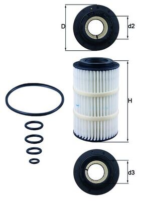 MAHLE ORIGINAL OX 345/7D Číslo výrobce: 21201003. EAN: 4009026877944.