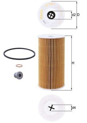 MAHLE ORIGINAL OX 365/1D Číslo výrobce: 70372335. EAN: 4009026607701.