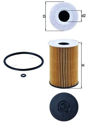 MAHLE ORIGINAL OX 787D Číslo výrobce: 70589099. EAN: 4009026918845.