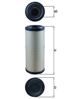 MAHLE ORIGINAL LX 2958 Číslo výrobce: 70529432. EAN: 4009026766514.