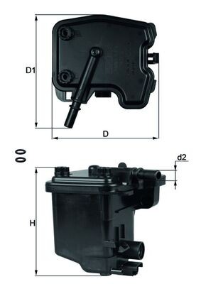 MAHLE ORIGINAL KL 431D Číslo výrobce: 70561321. EAN: 4009026882894.