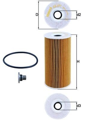 MAHLE ORIGINAL OX 377D Číslo výrobce: 70519947. EAN: 4009026735480.