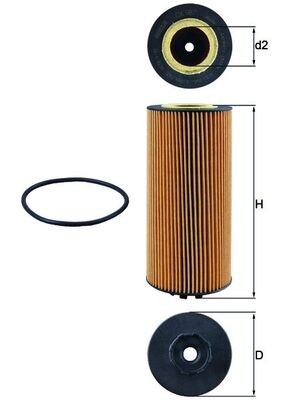 MAHLE ORIGINAL OX 987D Číslo výrobce: 72563696. EAN: 4009026929797.