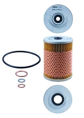 MAHLE ORIGINAL OX 32D Číslo výrobce: 72558708. EAN: 4009026033760.