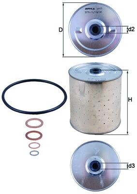 MAHLE ORIGINAL OX 85D Číslo výrobce: 72564777. EAN: 4009026032428.